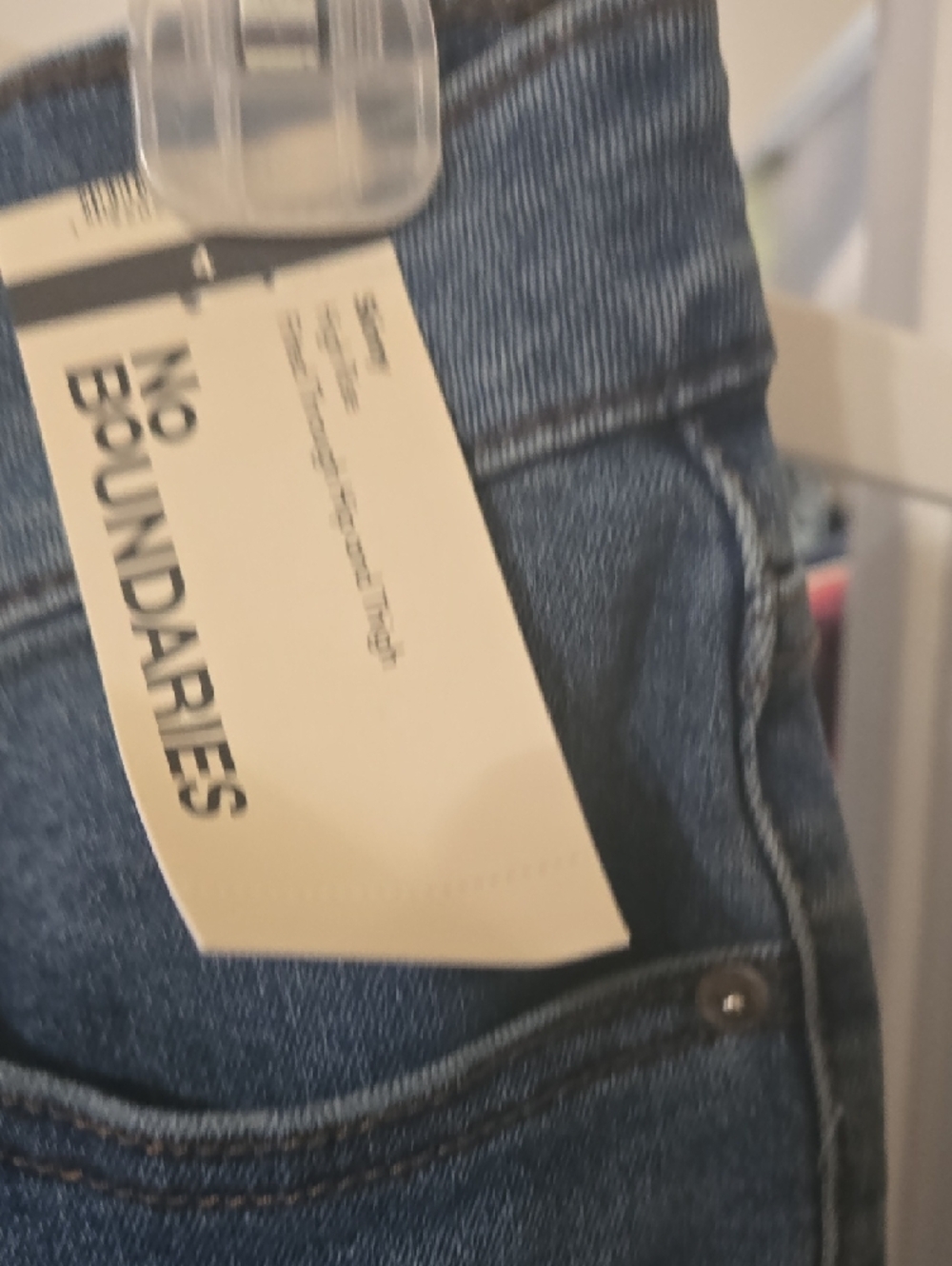 NOBO Light Blue Skinny Stretch Jeans High RISE - Picture 3 of 6